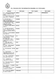 English Worksheet: word formation FCE