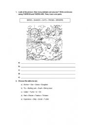 English Worksheet: Elementary/Intermediate practice