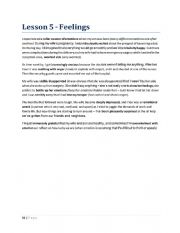 English Worksheet: Feelings 