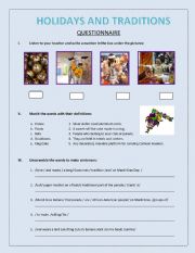 English Worksheet: Mardi Gras celebration