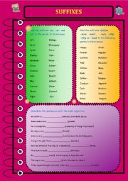 Suffixes