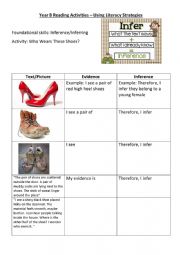 English Worksheet: Visual Inference