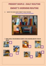 LEGO MOVIE: EMMET´S DAILY ROUTINE