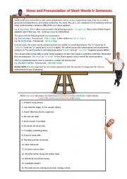 Word stress and Pronunciation of Small Words in Sentences 