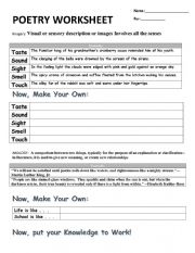 English Worksheet: 