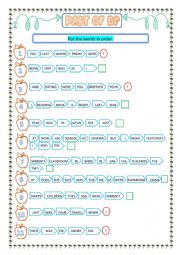English Worksheet: Past of BE - WAS and WERE