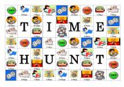 English Worksheet: General Time Hunters