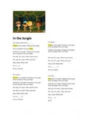 English Worksheet: present continuous