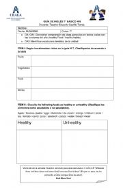 English worksheet: English