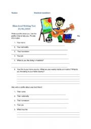 English Worksheet: Timothy Synnott