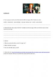 English Worksheet: A single life