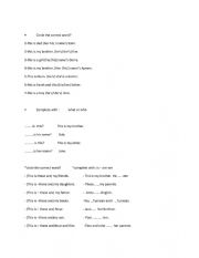 English Worksheet: Circle the correct word?