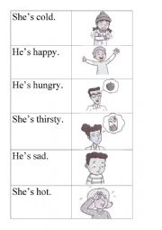 English Worksheet: Family and friends starter reading 