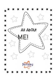 ALL ABOUT ME! Activity for Kindergarnten / 1rt Graders