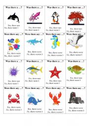 Sea creatures (go fish)