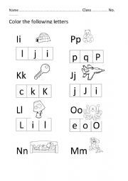 Alphabet exercise