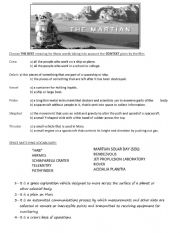 English Worksheet: martian
