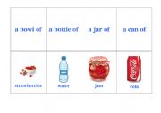 Food Containers and Quantities. PART 1