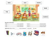 English Worksheet: Classroom...do you have?