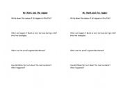 English Worksheet: Mr Monk an the rapper