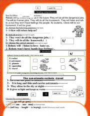 A summative test based on family and friends book 4 unit 7