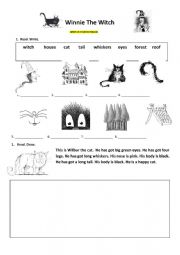 English Worksheet: Winnie the Witch Vocab