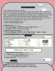 family and friends general tests units 6 test 3 book 4