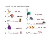 English Worksheet: DEMONSTRATIVE PRONOUNS