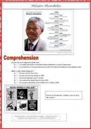 English Worksheet: Nelson Mandela