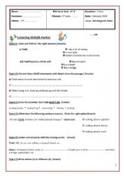 Mid term test 2nd n2 year