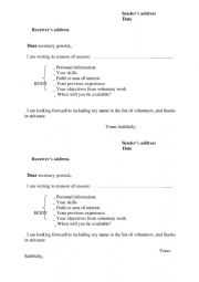 English Worksheet: FORMAL LETTER