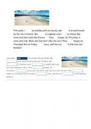 English Worksheet: to be