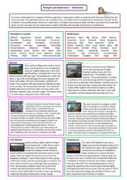 English Worksheet: Suburban Landscape Adjectives