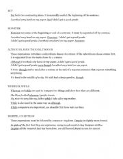 English Worksheet: Linkers of Contrast Grammar Sheet