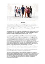 English Worksheet: Reading about movie 