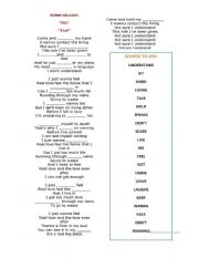 English Worksheet: Feel - Robbie Williams
