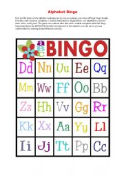 Bingo Alphabet