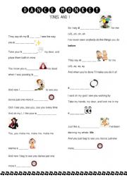 Dance Monkey song and nursery rhyme…: English ESL worksheets pdf & doc