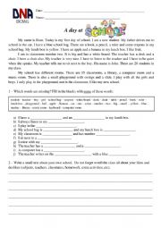 English Worksheet: School vocabulary