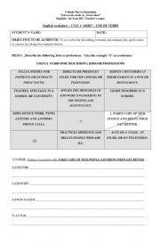 English Worksheet: JOBS english worksheet