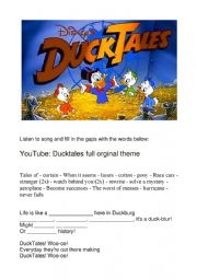 Ducktales full orginal theme song (YouTube)