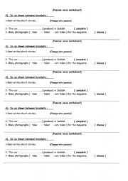 passive voice quiz