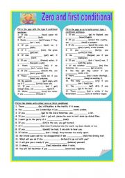 English Worksheet: Zero Conditional