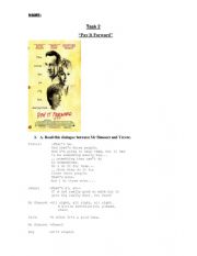 English Worksheet: Pay It Forward Project