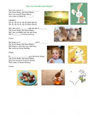 English Worksheet: Easter Bunny