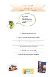 English Worksheet: The Past Simple