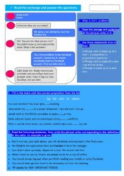 English Worksheet: phrasal verbs