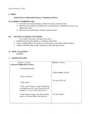 English Worksheet: media and information literacy