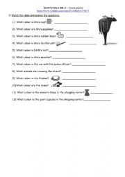 English Worksheet: Colours - Despicable me 2