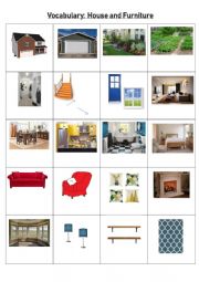 House and furniture vocabulary